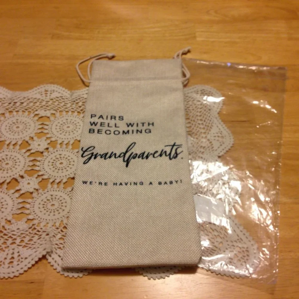 Bundle Only! Wine bag for new Grandparents